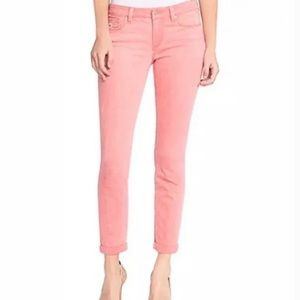 NWT Jessica Simpson Pink Rolled Crop Skinny Jeans 8/29